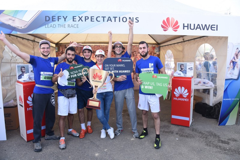 Huawei Takes Part in BLOM BANK Beirut Marathon